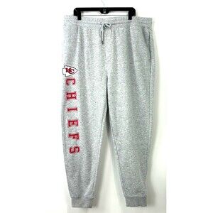 Ultra Game Mens NFL Kansas City Chiefs Fleece Lined Sweatpants Joggers Size XXL